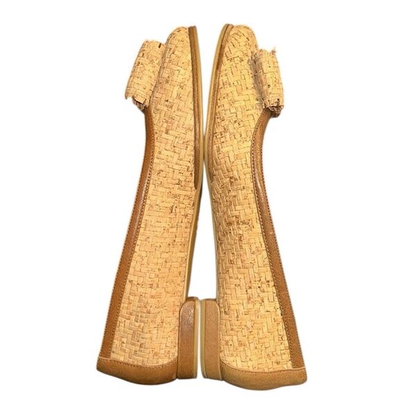Stuart Weitzman Tan Candy Cork Flat Shoes(6.5M) - Picture 2 of 13